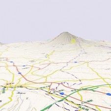 日本全国を3D化して、ぐりんぐりん回す！
