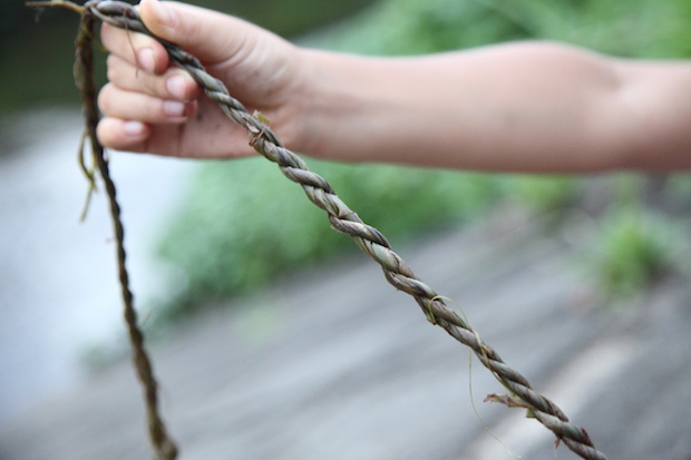 夏休み大作戦 そのへんの草 カラムシ でロープを作れる男になる Akimama アウトドアカルチャーのニュースサイト