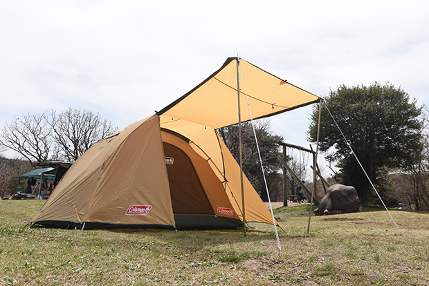 キャンプ初心者ママさんがひとりで設営できた フェスでも安心 コールマン新型タフドーム Akimama アウトドアカルチャーのニュースサイト