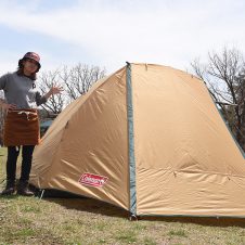 キャンプ初心者ママさんがひとりで設営できた！ フェスでも安心。コールマン新型タフドーム