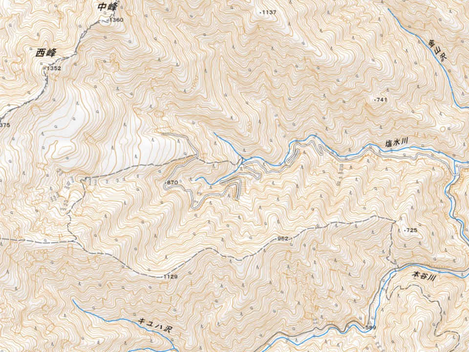 【遊び場の探し方】ルートマップを手放して、山の名前を見つめ直してみる 地形図