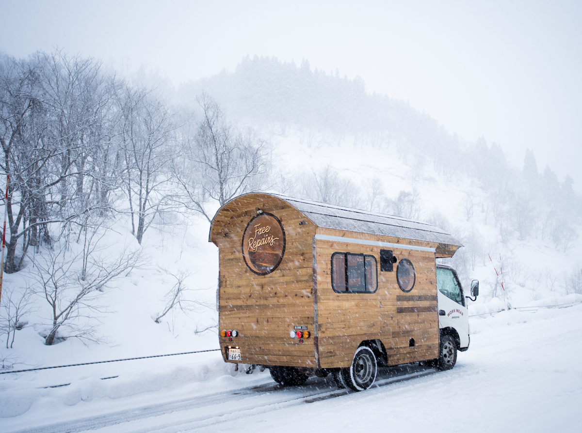 Patagonia パタゴニア Worn Wear Snow Tour つぎはぎ リペア メンテナンス 東北 スキー場